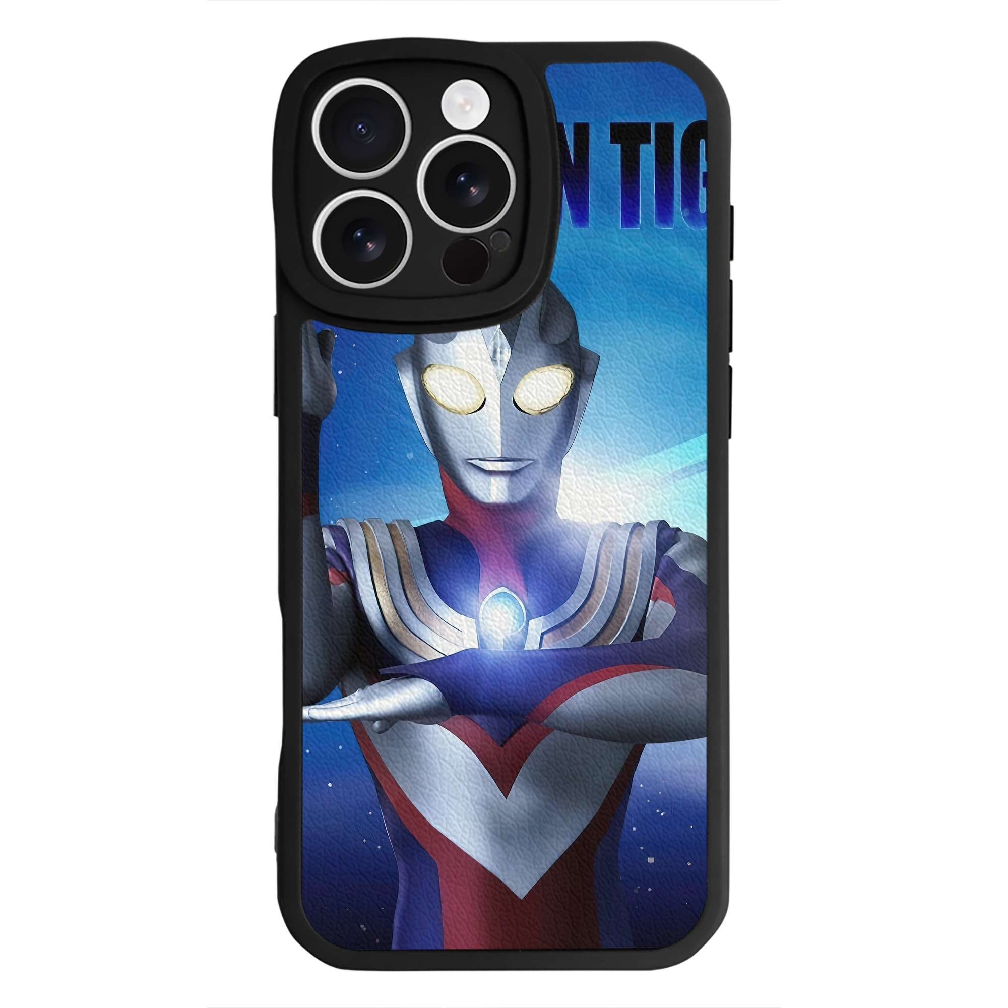 （画像用） ウルトラマン Ultraman 【iPhone 16シリーズ対応】シリコンスマホケース（レザー調） 材質：シリコン